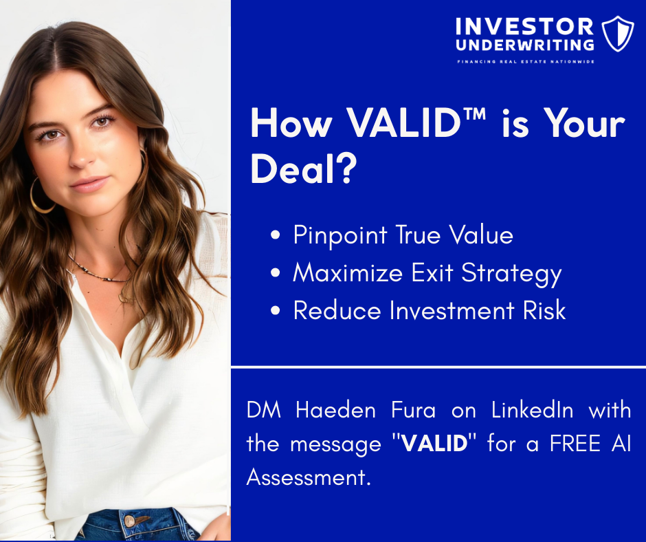 DM Haeden Fura on LinkedIn with the message VALID for a FREE AI Assessment
