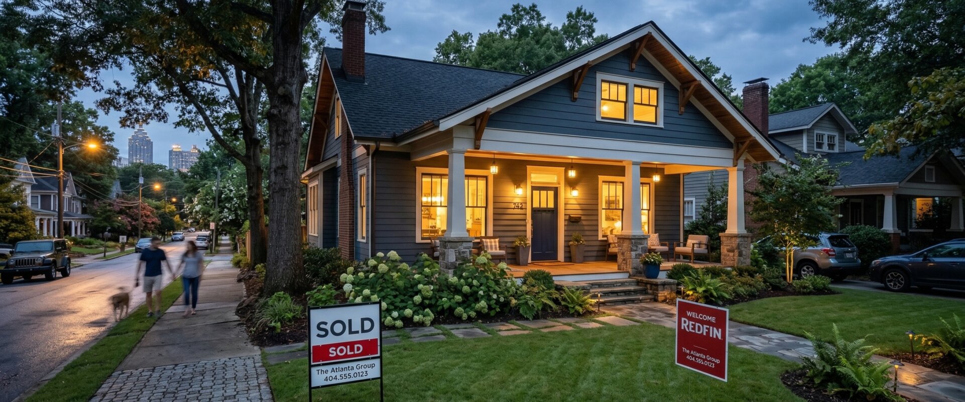 Renovated investment property in Fulton County Georgia financed with a fix-and-flip transition loan.