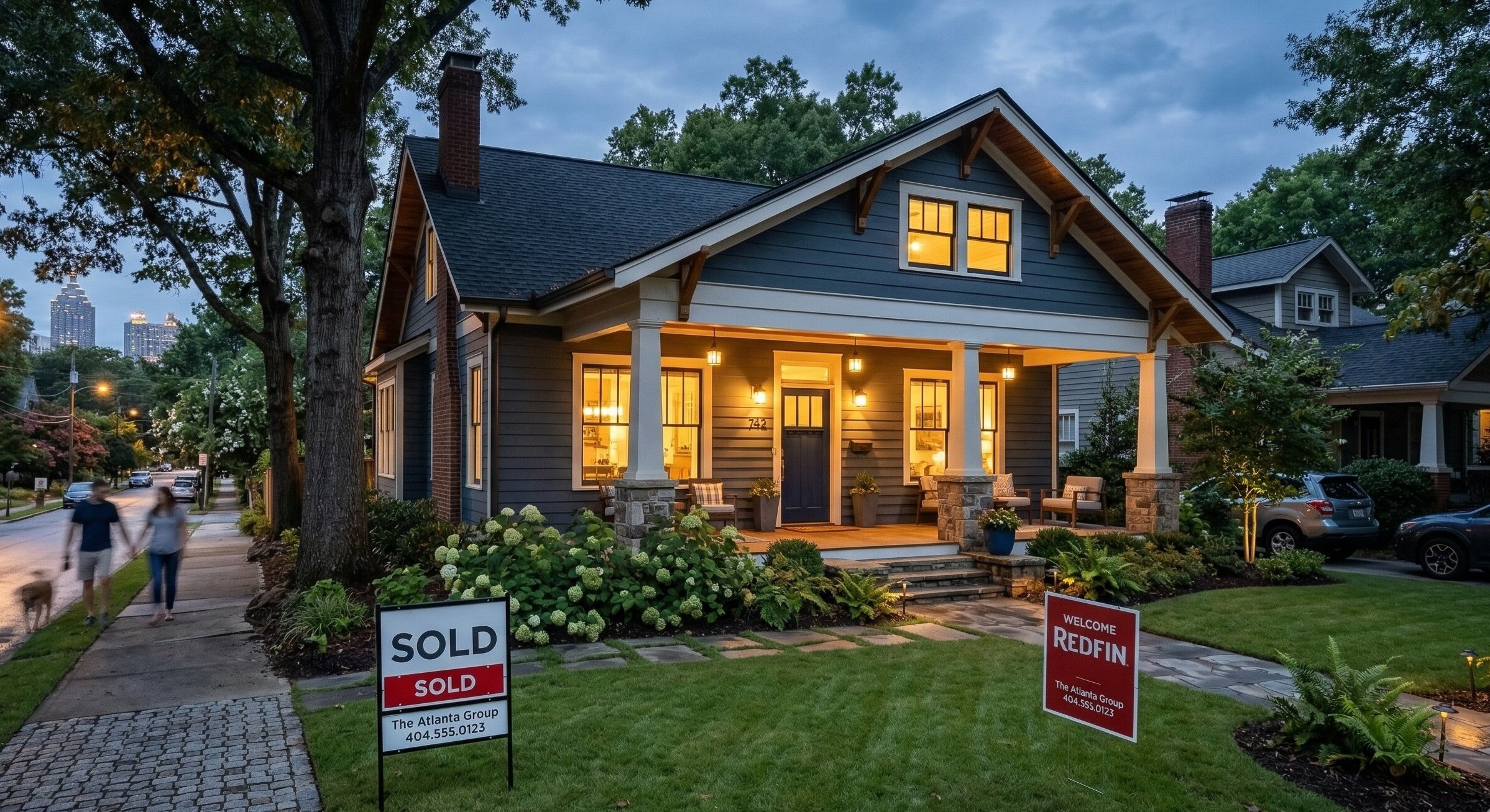 Renovated investment property in Fulton County Georgia financed with a fix-and-flip transition loan.