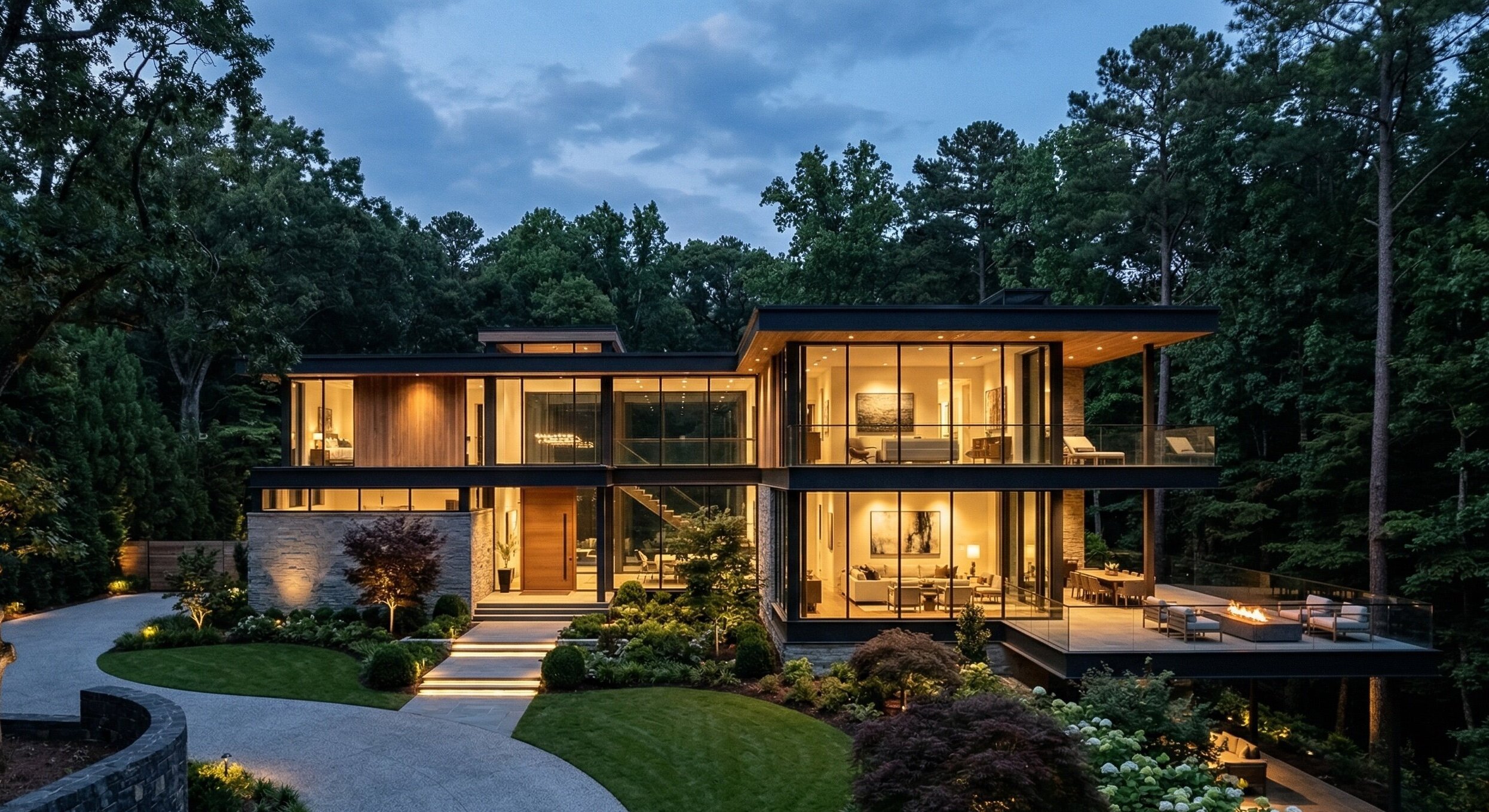 Luxury renovated investment property in Buckhead Atlanta financed with a high-leverage transition loan.