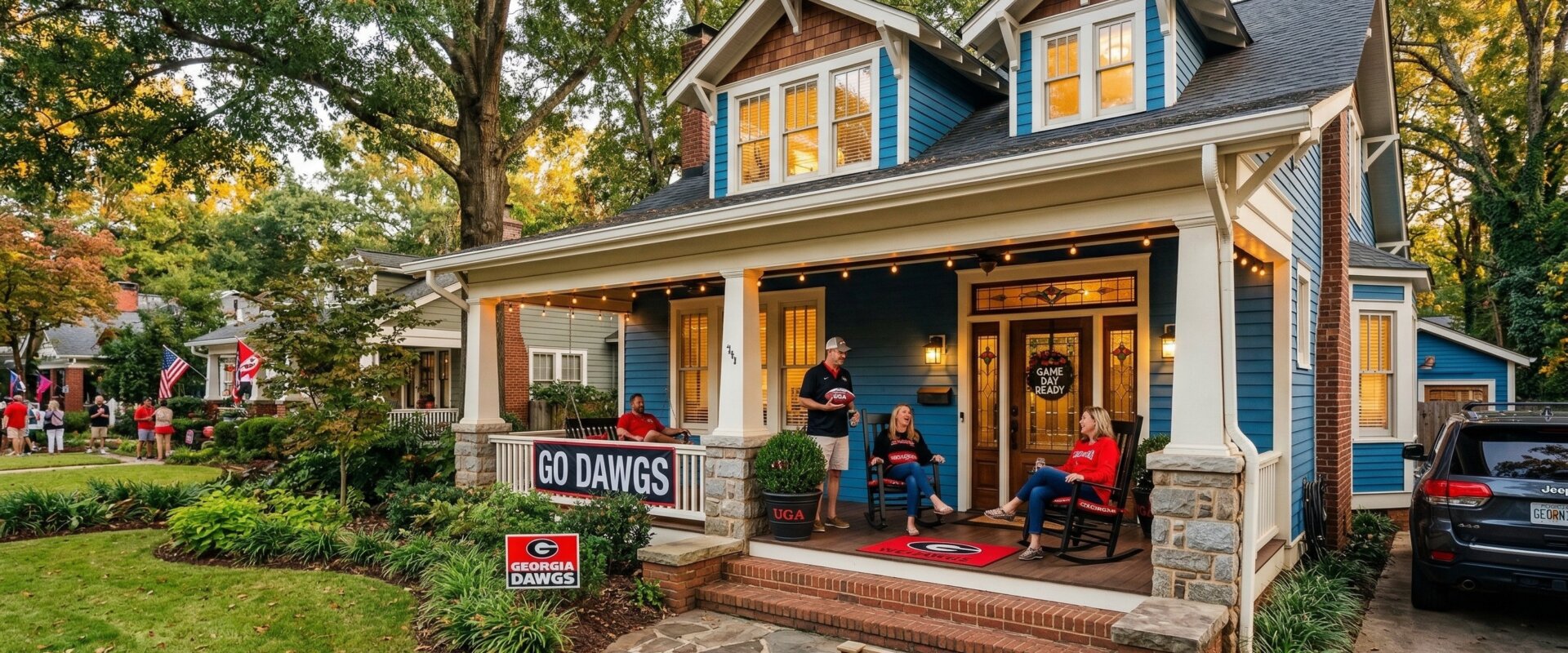 Renovated craftsman home in Athens Georgia financed with a DSCR short-term rental loan.