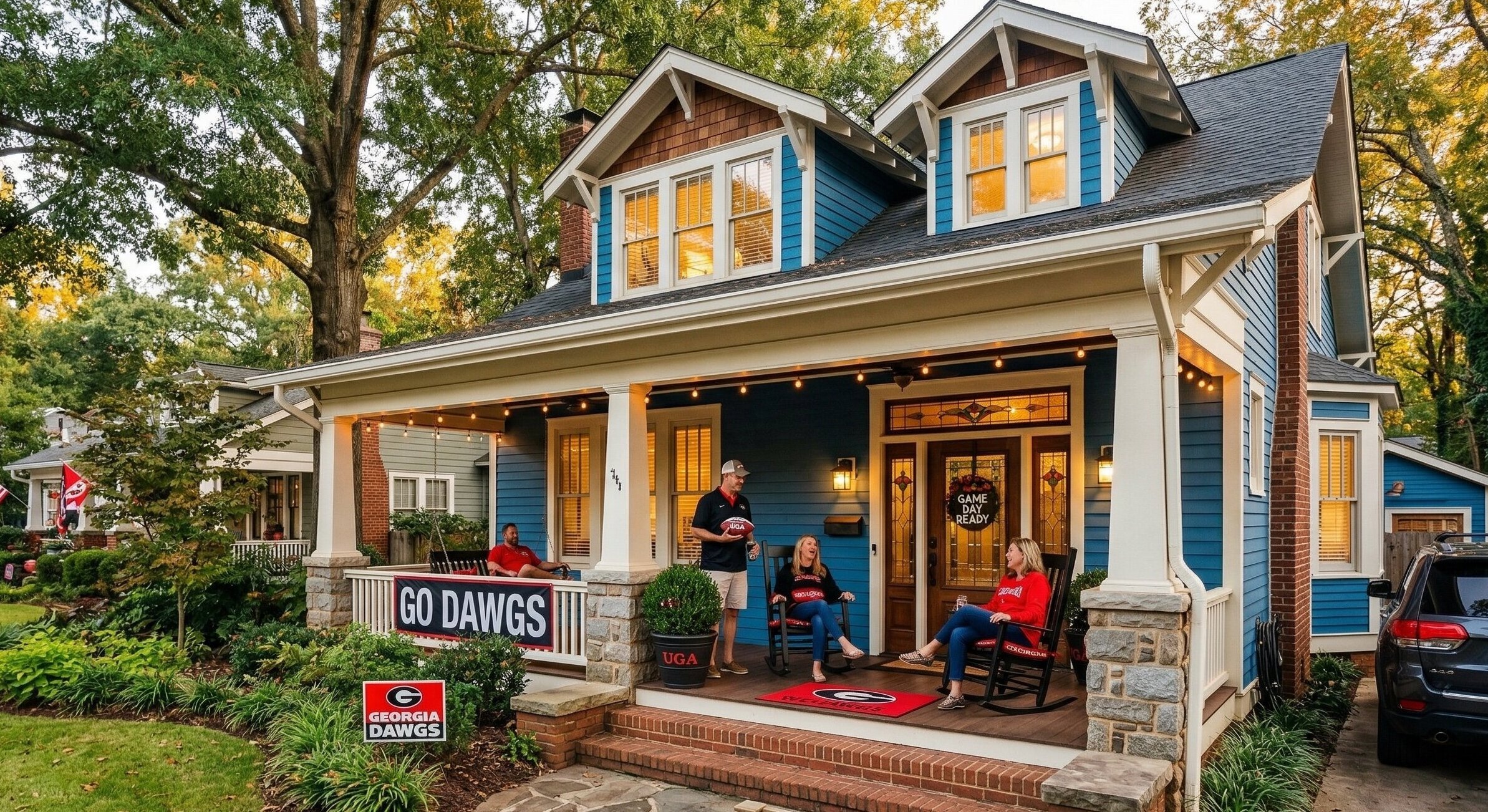 Renovated craftsman home in Athens Georgia financed with a DSCR short-term rental loan.