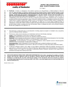 Page Two of Agency Relationships covers Facilitators and Fiduciary Duties