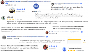 ibuyhousesboise.com testimonials, rating and reviews