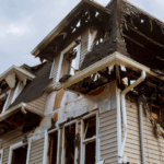 Fire damage restoration process of house In Central Florida