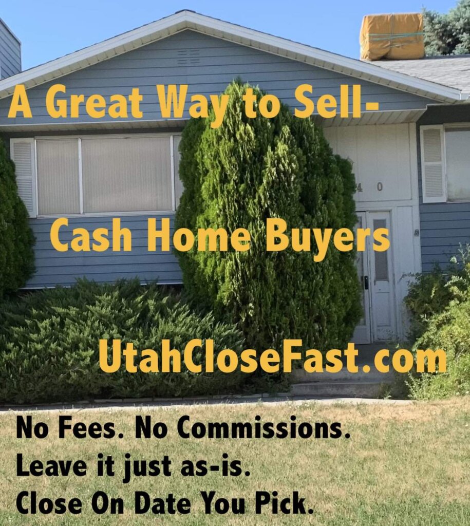 Shows that we are the trusted and local cash home buyers for utah.
