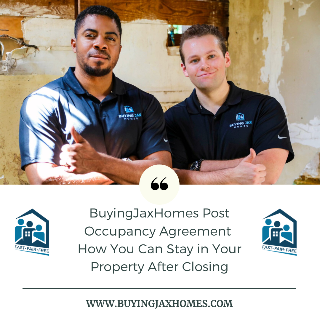 BuyingJaxHomes Post Occupancy Agreement