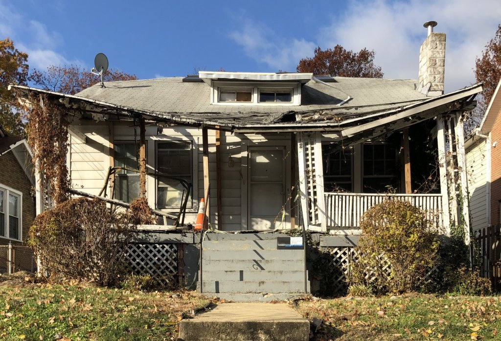 A damaged property in DC.
