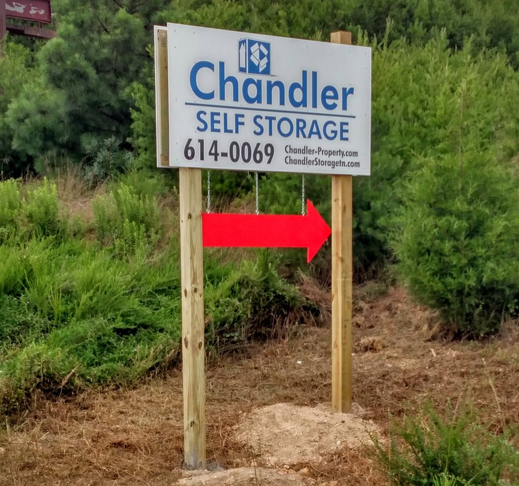 South Lee Storage Road Sign