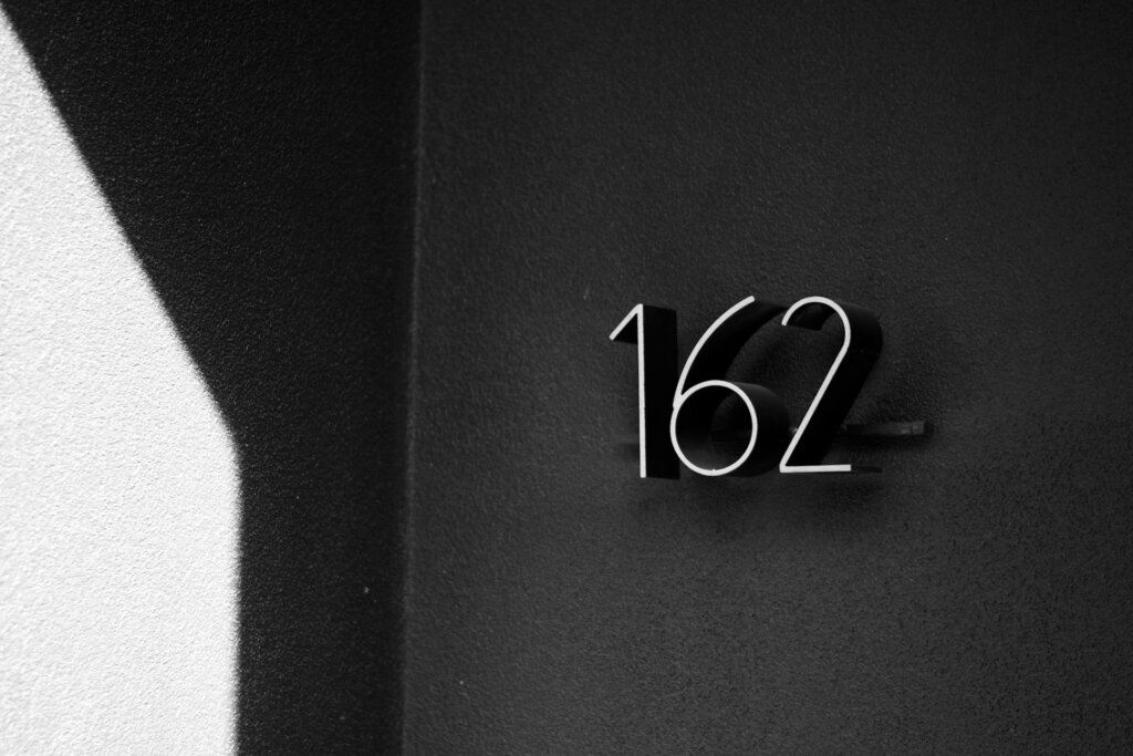 An address number. 