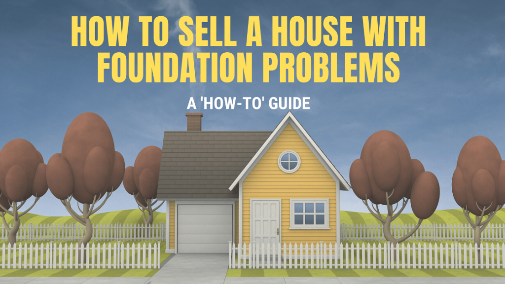 How To Sell A House With Foundation Problems
