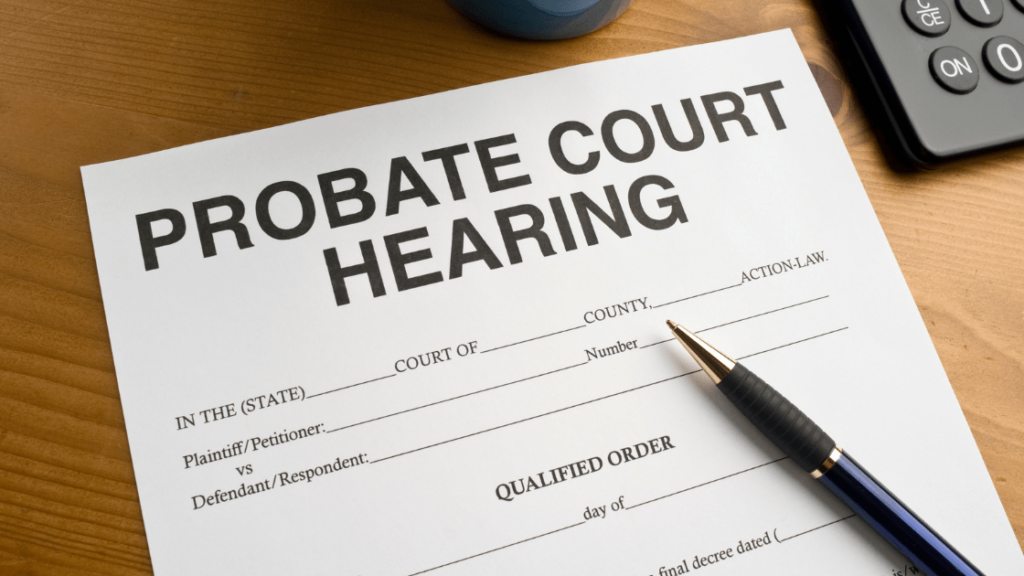 what happens during probate hearing