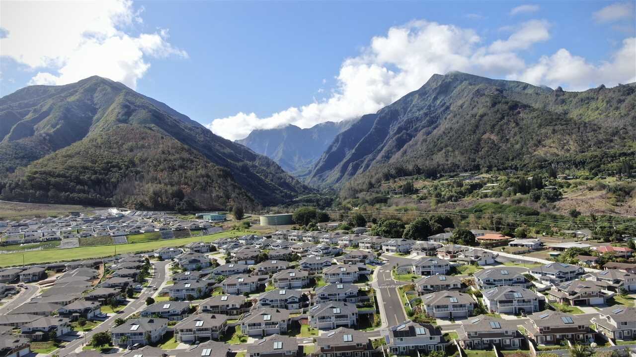 Aerial image of houses in Hawaii