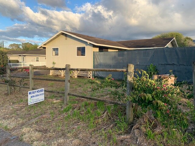 House in Makawao, Hawaii that Maui Home Buyers bought fast as is for cash