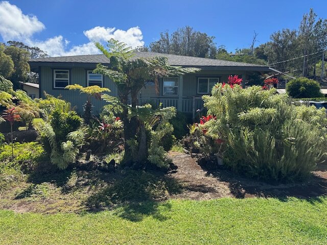 Front of a house in Haiku that we bought and fixed up 