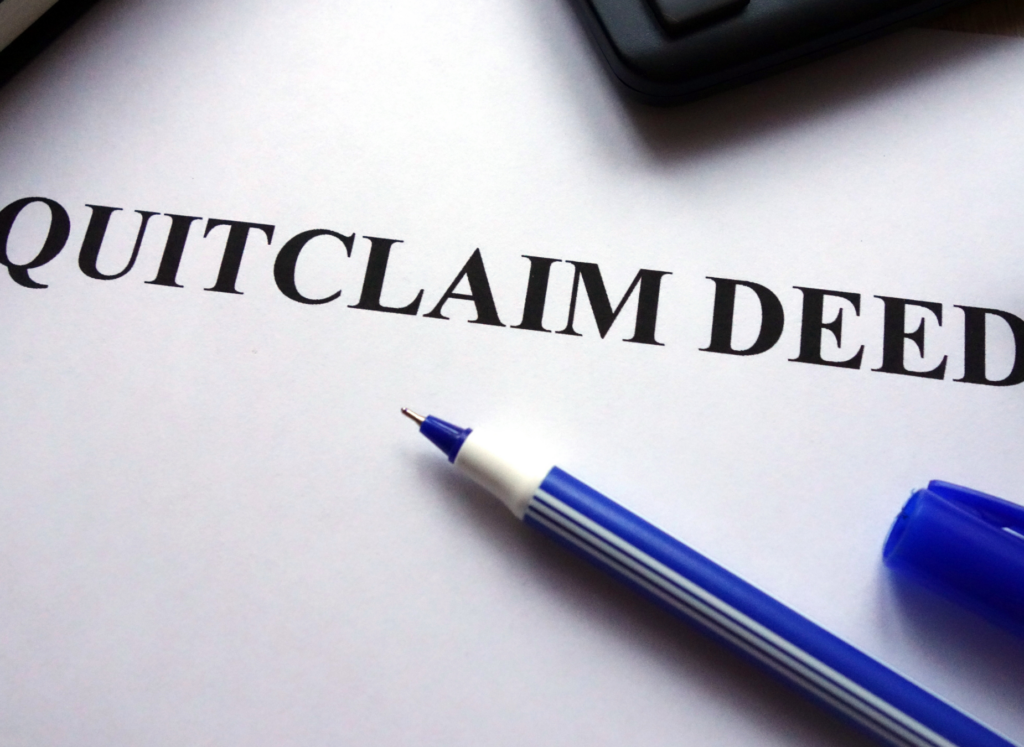 filing a quit claim deed in New York