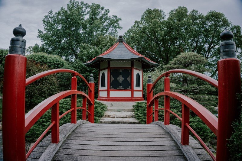 Normandale Japanese Garden in Bloomington, MN.