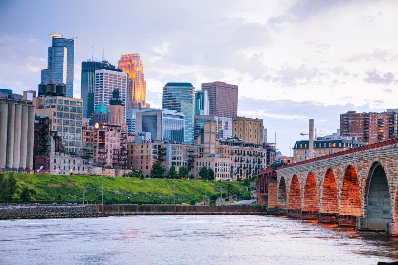 Minneapolis city center.
