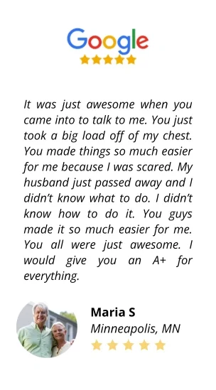 Maria S Review Card - Mill City Home Buyers