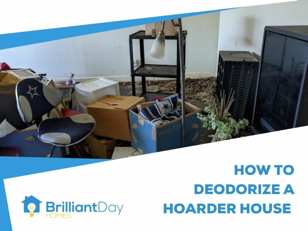 Hoarder house that smelled bad.