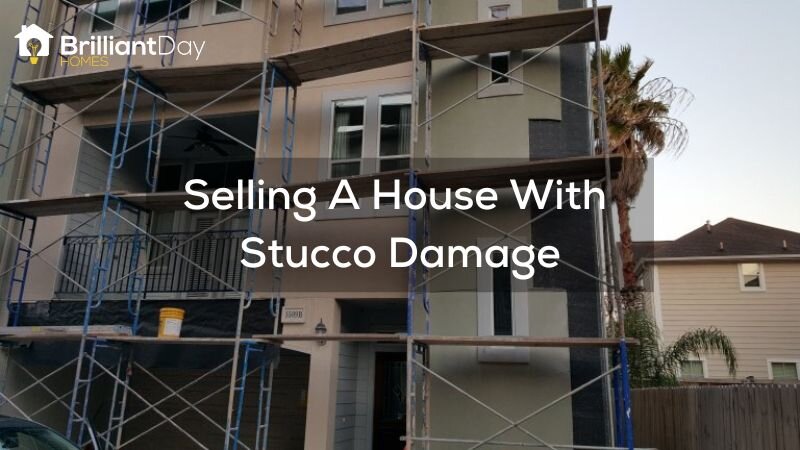 selling a house with stucco damage