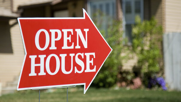 Open house sign showing that it is important to know how your house will be marketed when hiring an agent in greenville nc to sell your house