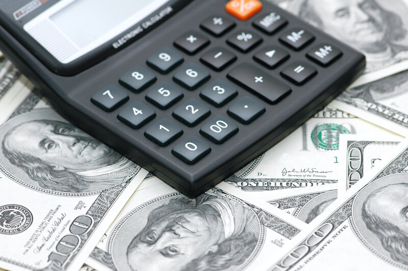 calculator with money which is representing when its hard to make your mortgage payments in greenville nc