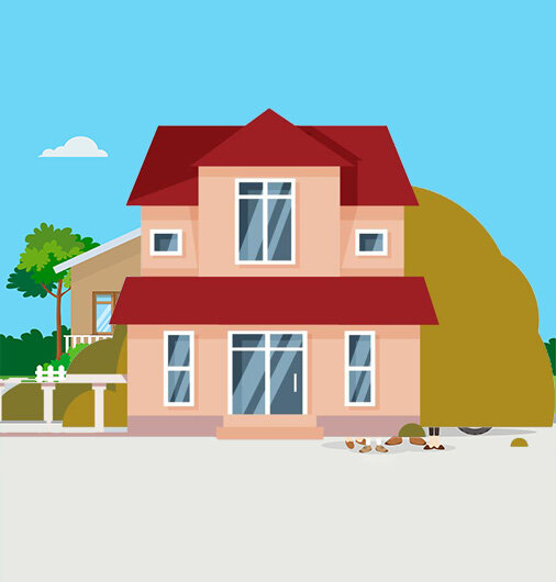 Distressed Houses Image