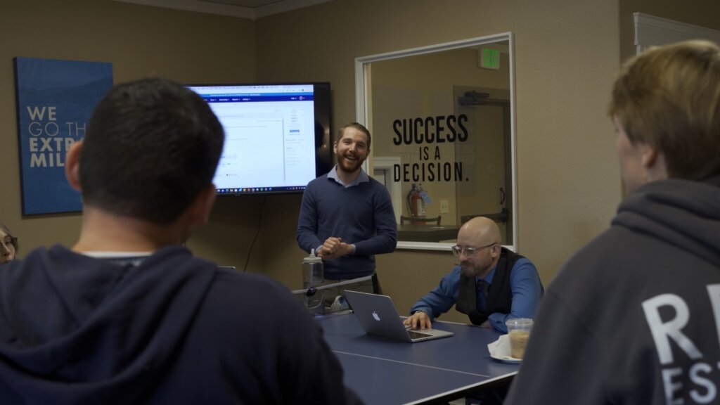 Anthony Leading Team Meeting
