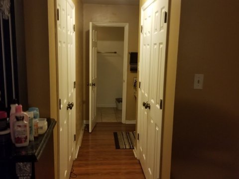 Hallway in the Master to the Bathroom and Closets