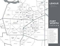 Fort Worth Neighborhood Map TX