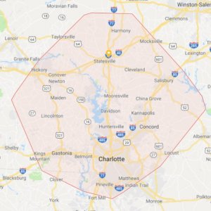 Map of area where you can sell your house fast charlotte nc