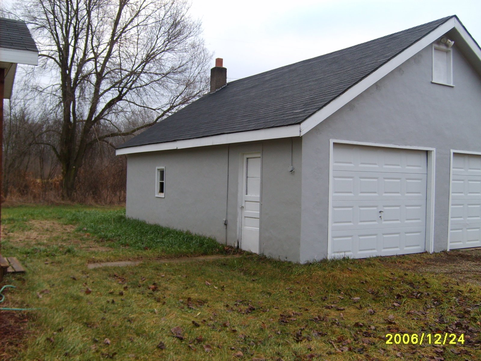 garage side after