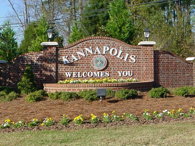 We buy houses Kannapolis nc picture of city welcome sign.
