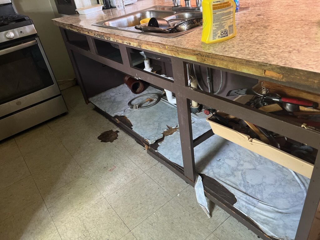 Damage to House From Squatters