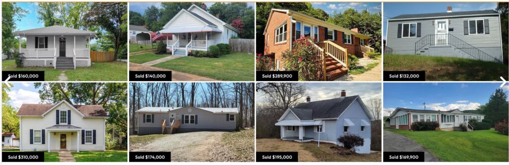 Recently sold properties