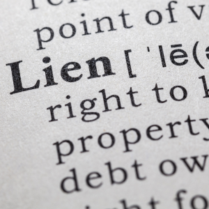 Selling a House With a Lien In California