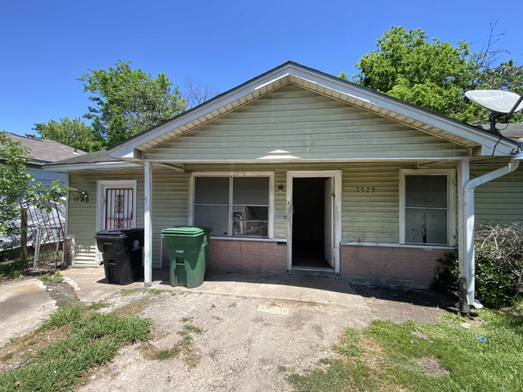 old house we bought as is for cash
