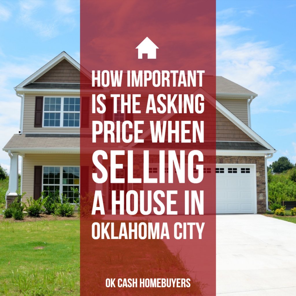 how important is the asking price when selling a house