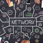 Investing Partnership | network on chalkboard