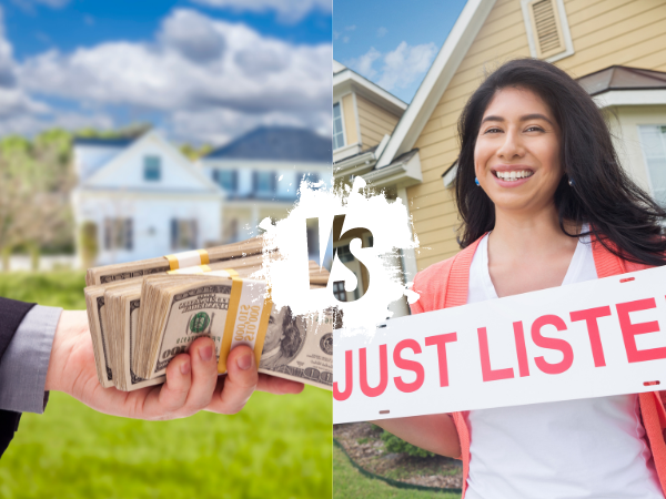 cash offer versus traditional sale