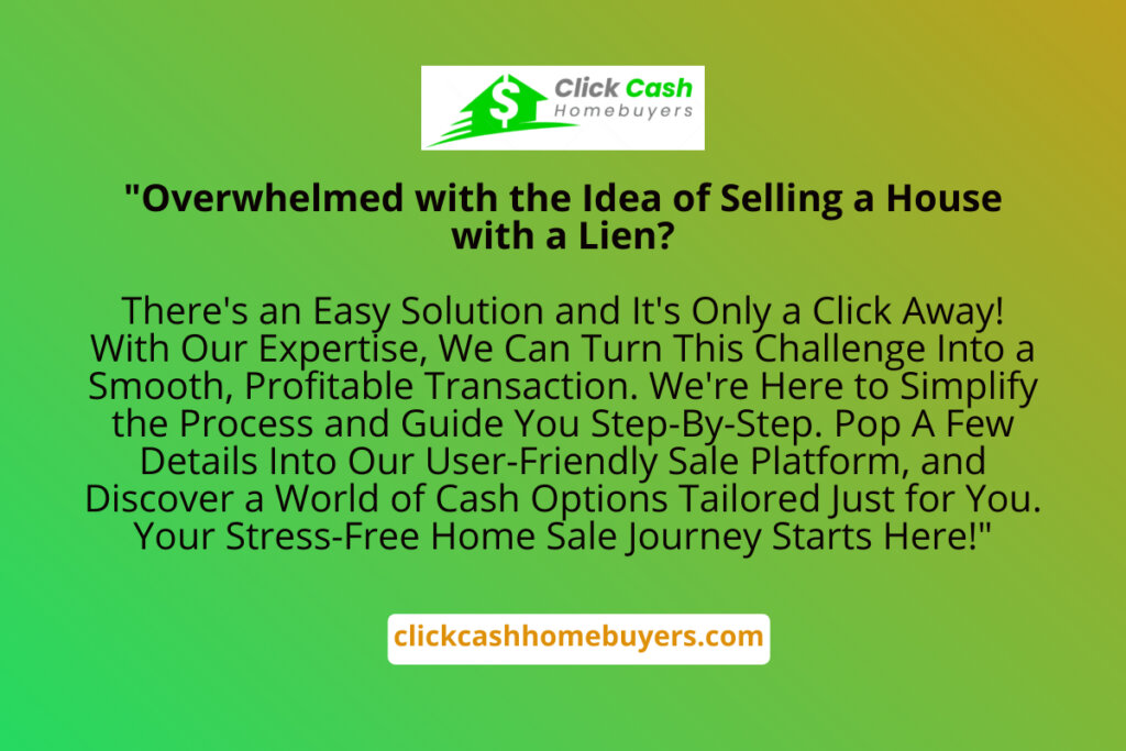 selling a house with lien