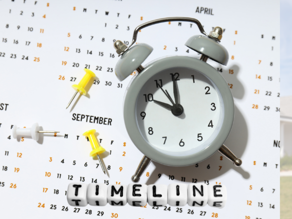 closing sale timeline