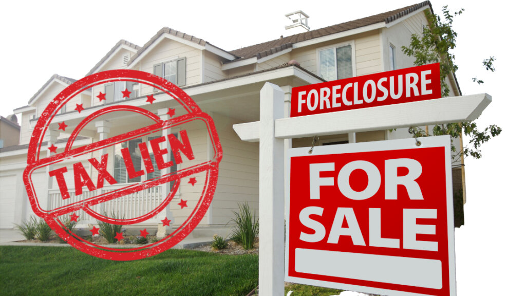 house tax liens and foreclosure