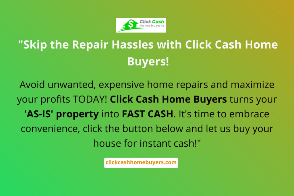 Selling Your Home to Click Cash Home Buyers