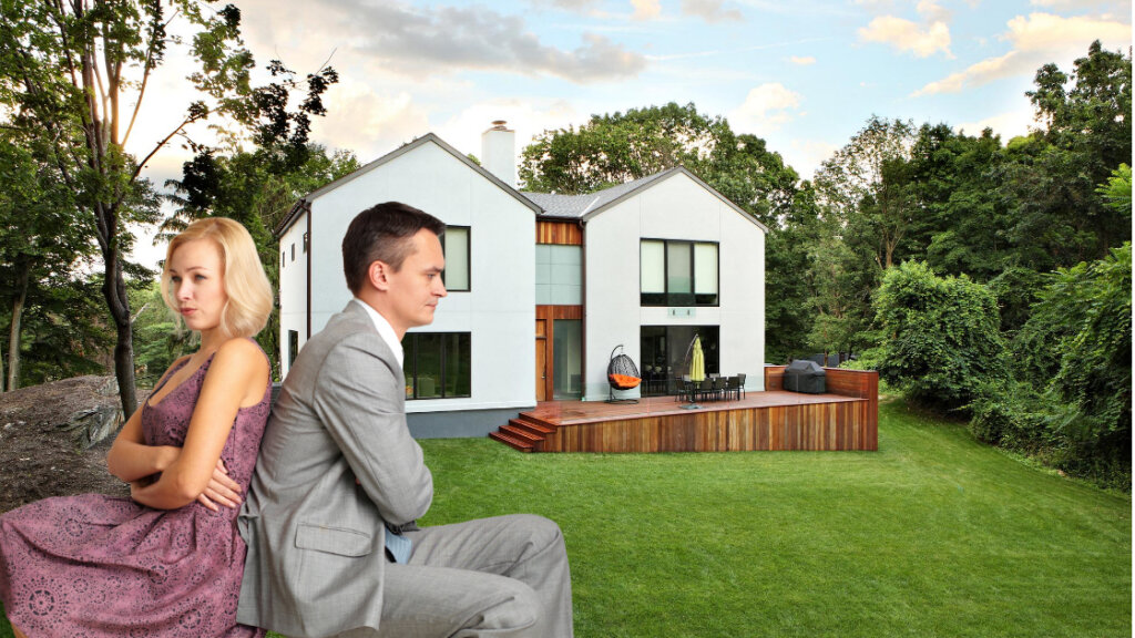 selling house during divorce