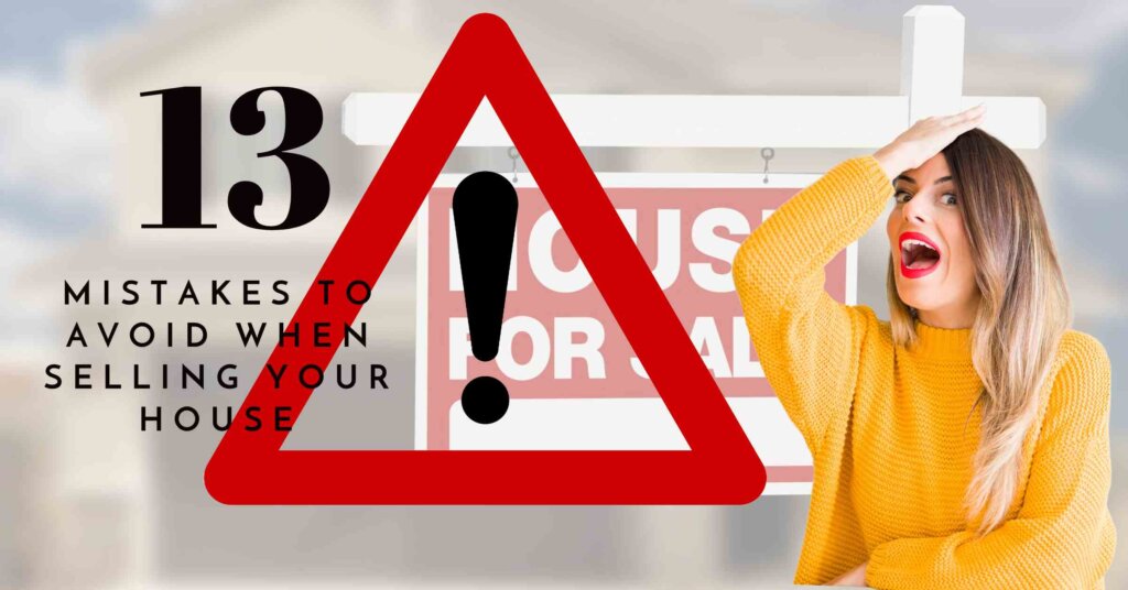 Caution sign – 13 common mistakes sellers make
