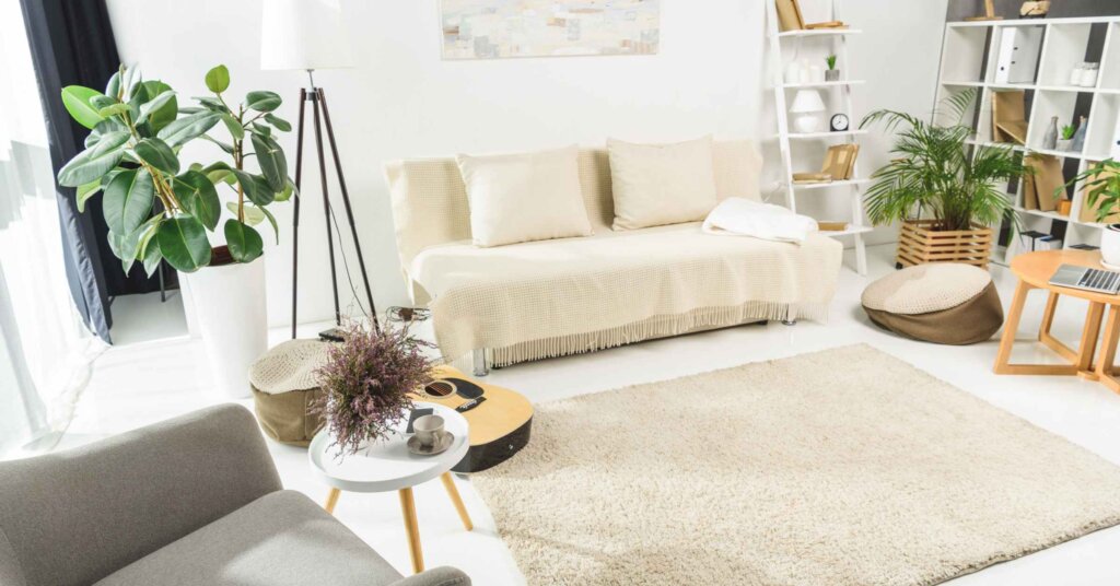 Perfectly staged home interior to attract quick cash home buyers