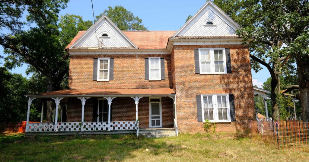 older property showing character yet needing maintenance, impacting valuation