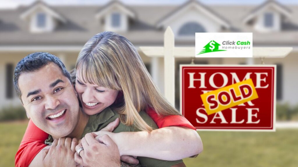 Reliable and trustworthy quick house sale company logo or a satisfied customer holding a sold sign.